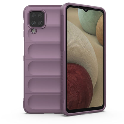 TPU phone case with camera cutout and back slots, purple