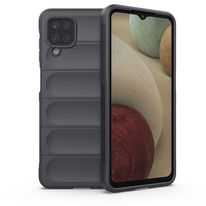 TPU phone case with camera cutout and back slots, dark grey