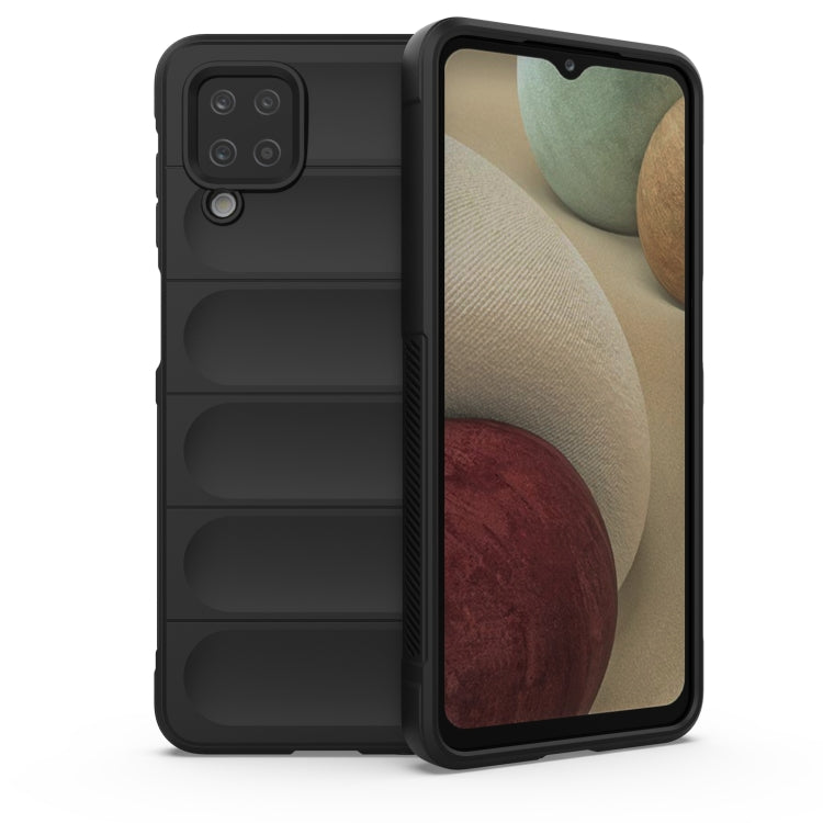 TPU phone case with camera cutout and back slots, black