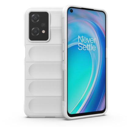 White TPU rugged phone case with layered protection panels and camera cover