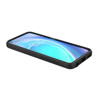 Black slim phone case with raised edges and cutouts for buttons and speaker