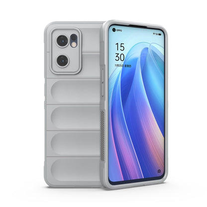 Light grey TPU rugged phone case with layered protection panels and camera cover