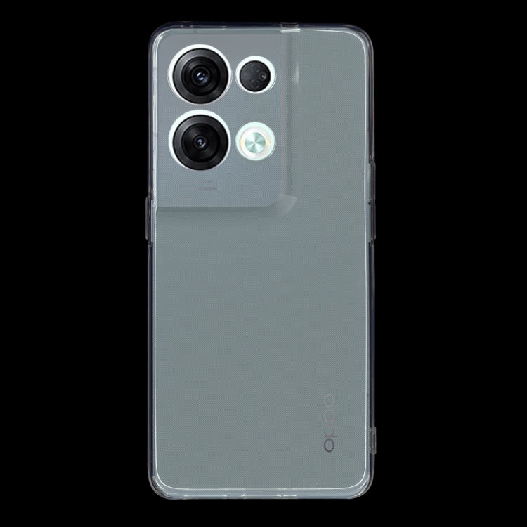Clear TPU phone case showing full back and camera module cutouts