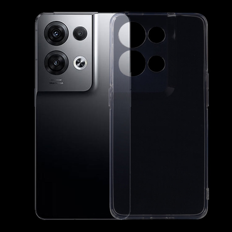 Clear TPU phone case with side cover bumper and camera cutouts, front and back