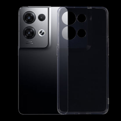 Clear TPU phone case with side cover bumper and camera cutouts, front and back