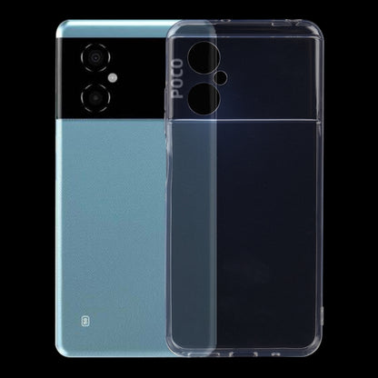Transparent TPU phone case with camera cutouts and raised lip around front