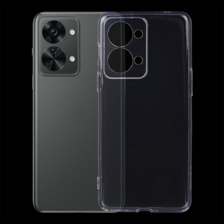 Clear TPU phone case with back camera cutouts and secure side coverage