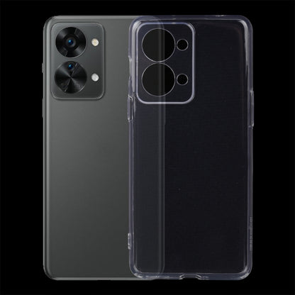 Clear TPU phone case with back camera cutouts and secure side coverage