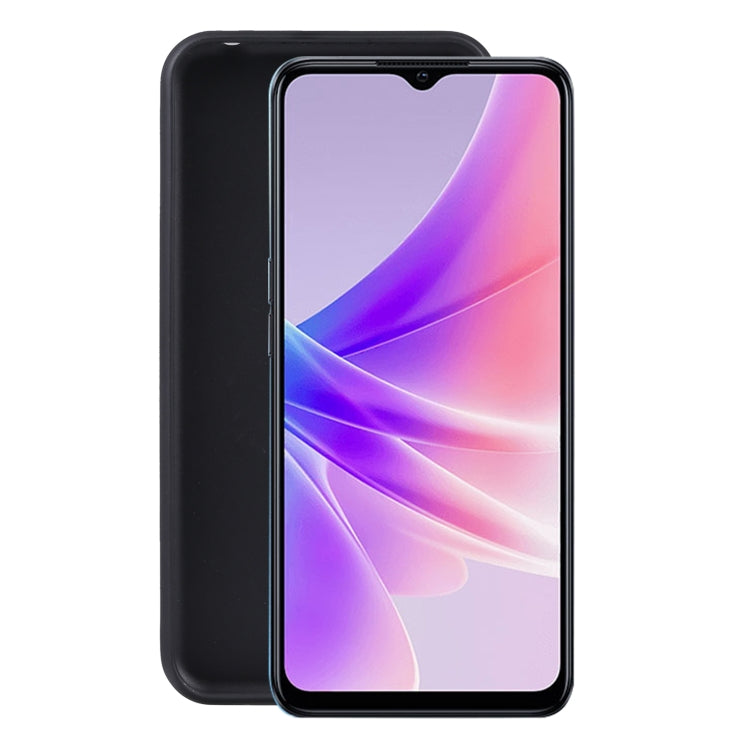 Black TPU phone case with raised edges and cutouts for camera and ports.
