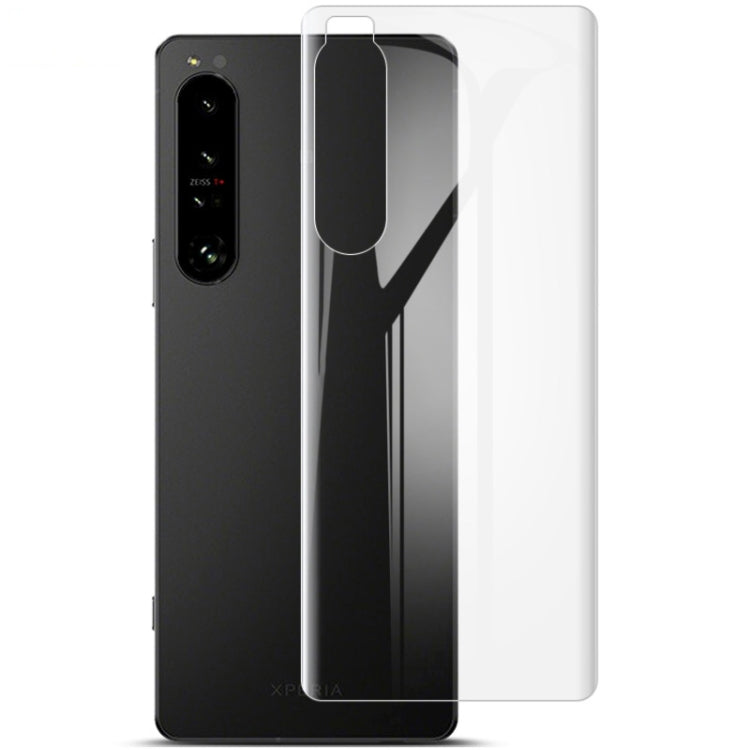 Clear curved hydrogel back protector film for Xperia 1 IV, 2-pack