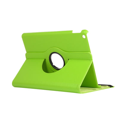 Green folio leather tablet case with rotating stand, for Lenovo M10 Plus 3rd