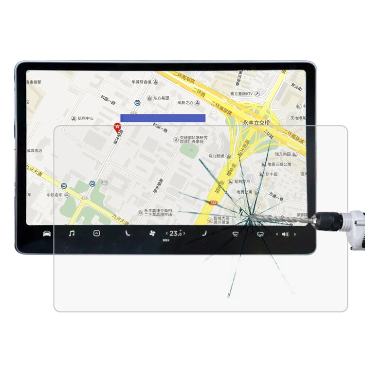 Tablet tempered glass screen protector film, clear protective layer over display area
