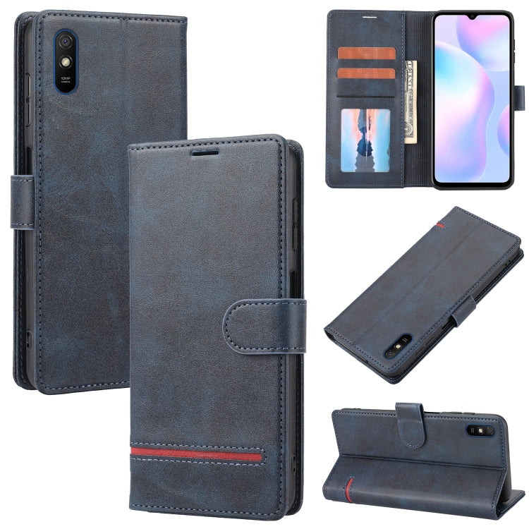 Charcoal blue leather wallet flip phone case with card slots, flip cover, and camera cutout