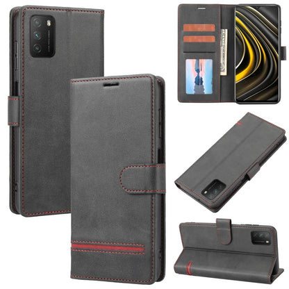 Dark gray leather wallet flip phone case with card slots and magnetic clasp