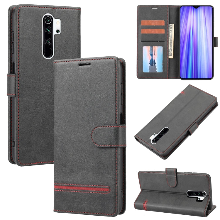 Dark gray leather wallet flip phone case with card slots and camera cutout
