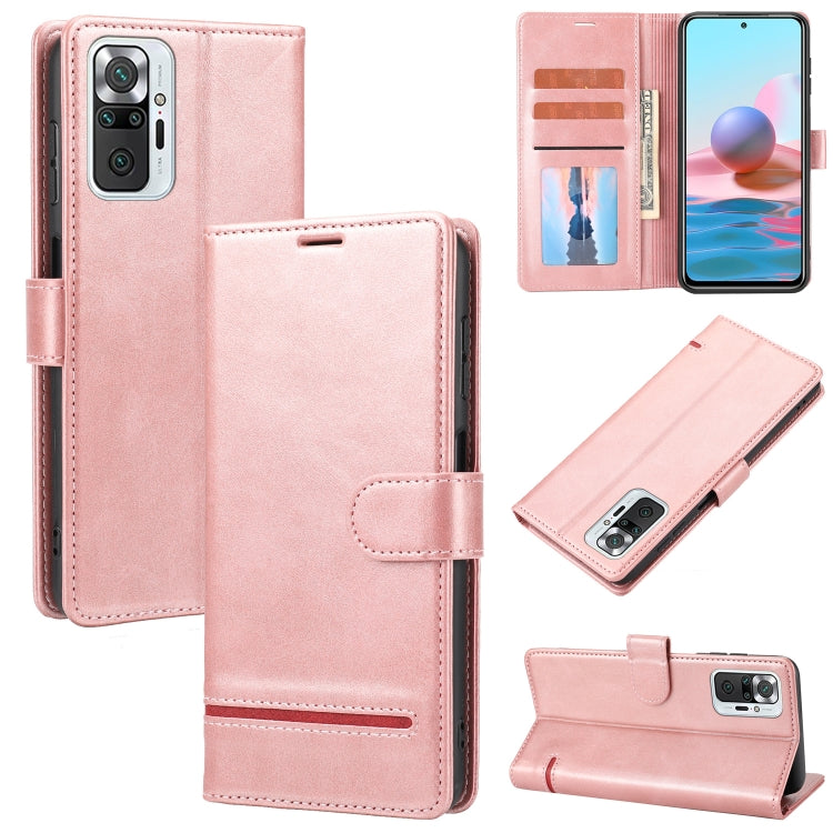 Light pink wallet flip leather phone case with card slots and secure side strap closure
