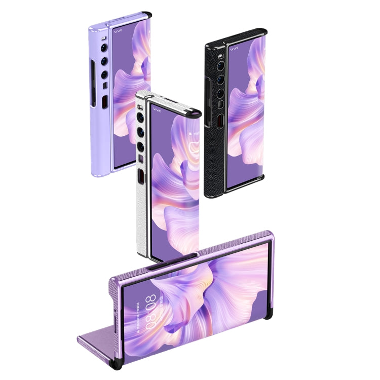 Folding protective phone case with textured edges and camera cutouts