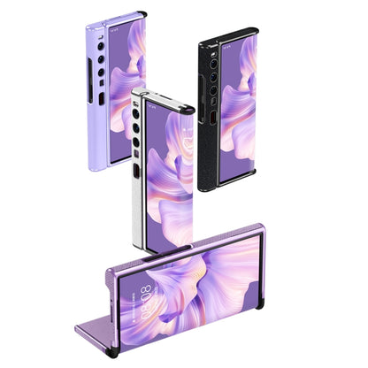 Folding protective phone case with textured edges and camera cutouts
