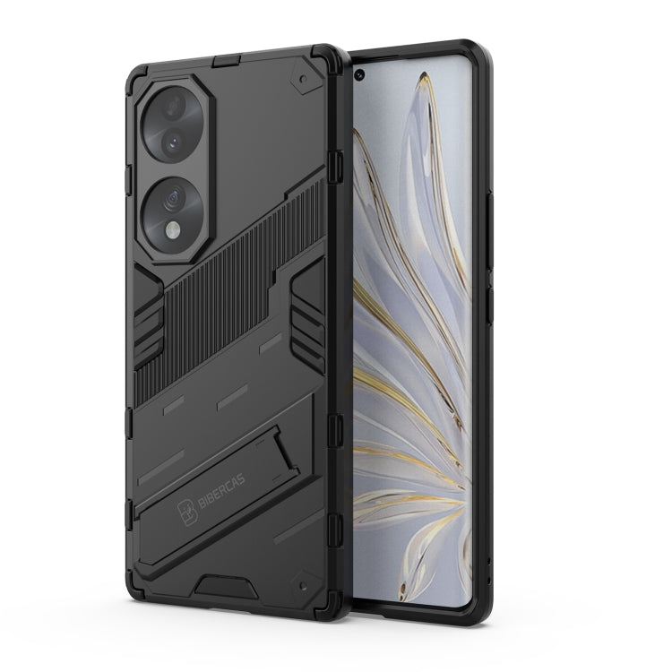 Rugged 2-in-1 shockproof case, dual-camera cutouts, black