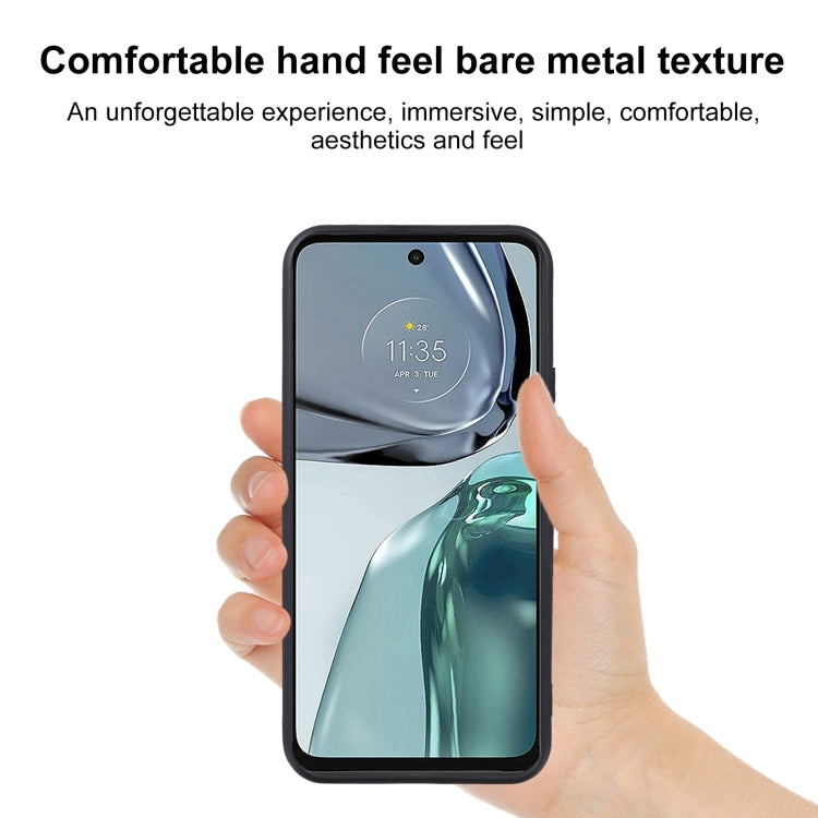 Black TPU phone case in hand view, snug fit with camera opening