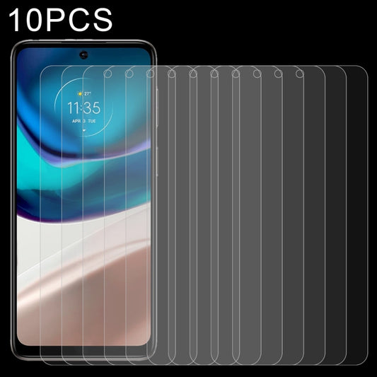 Tempered glass screen protector set (10-pack) with 2.5D curved fit on phone