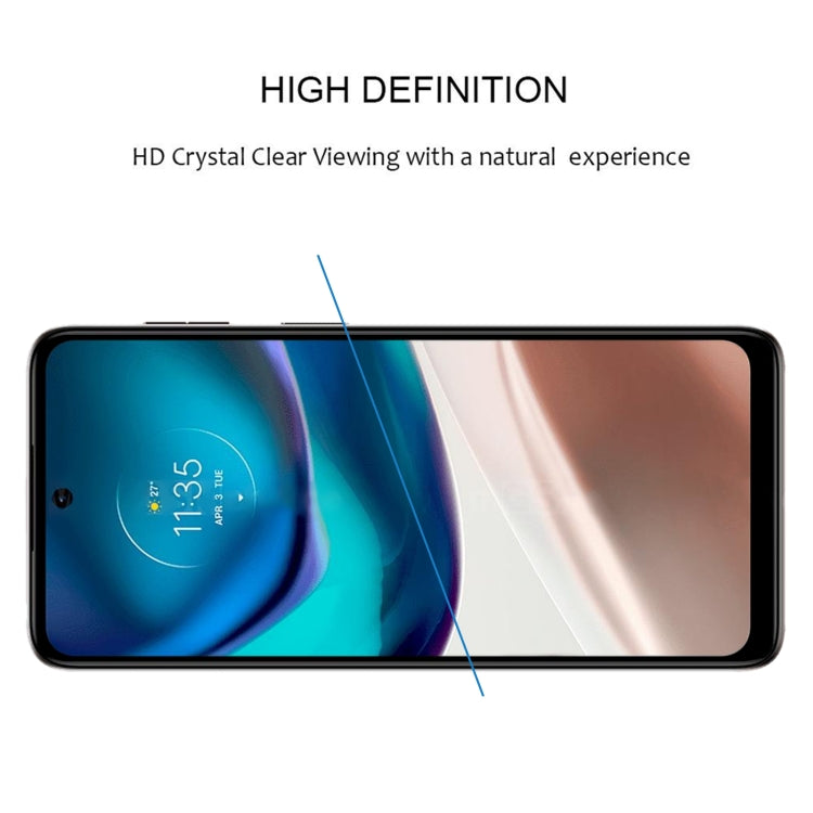 Tempered glass screen protector for smartphone, clear full-width screen cover