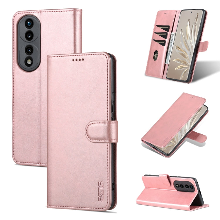 Pink calf-texture flip leather phone case with wallet-style flip cover and stand.