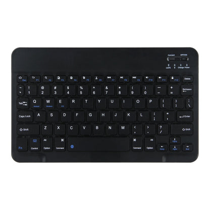 Black Bluetooth keyboard with function keys and embedded touchpad