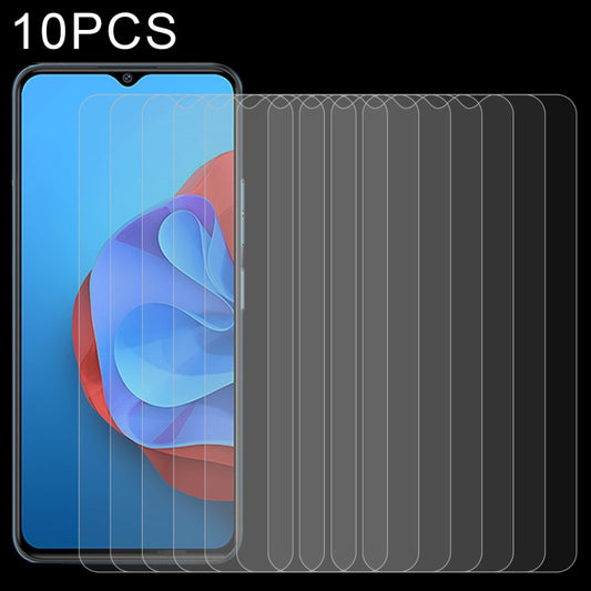 10-pack 2.5D tempered glass screen protectors for mobile phone, clear
