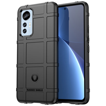 Shockproof TPU phone case for Xiaomi 12 Lite, black rugged full-coverage design