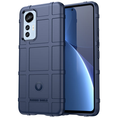 Shockproof TPU phone case for Xiaomi 12 Lite, blue rugged full-coverage design