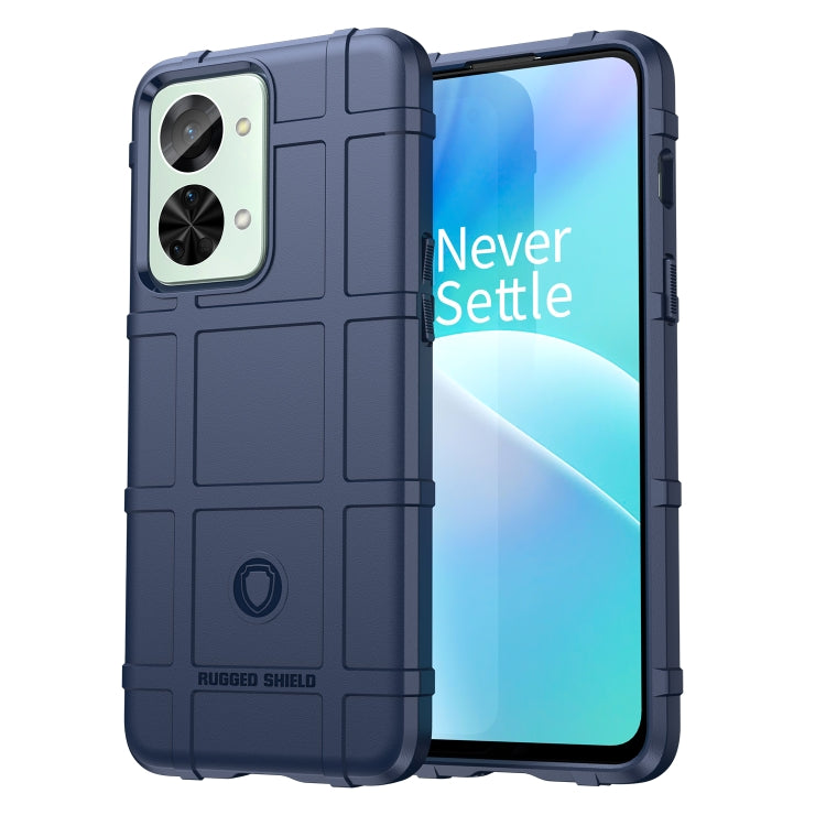 Rugged TPU phone case with textured grip, camera cutouts, raised bezel (dark blue/indigo)