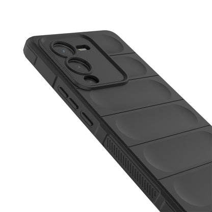 Rugged black phone case with raised camera rings and protective bumper
