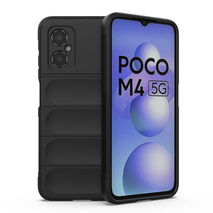 Black TPU flannel phone case with ridged back and dual camera cutouts