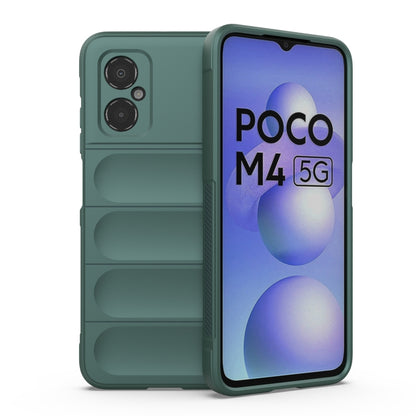 Dark green TPU flannel phone case with ridged back and dual camera cutouts