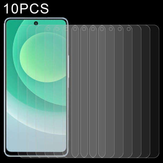 10-pack clear 2.5D tempered glass screen protectors for curved phone screens