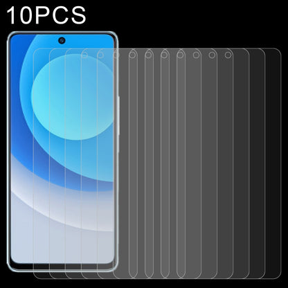 10-pack clear tempered glass screen protectors with 2.5D rounded edges