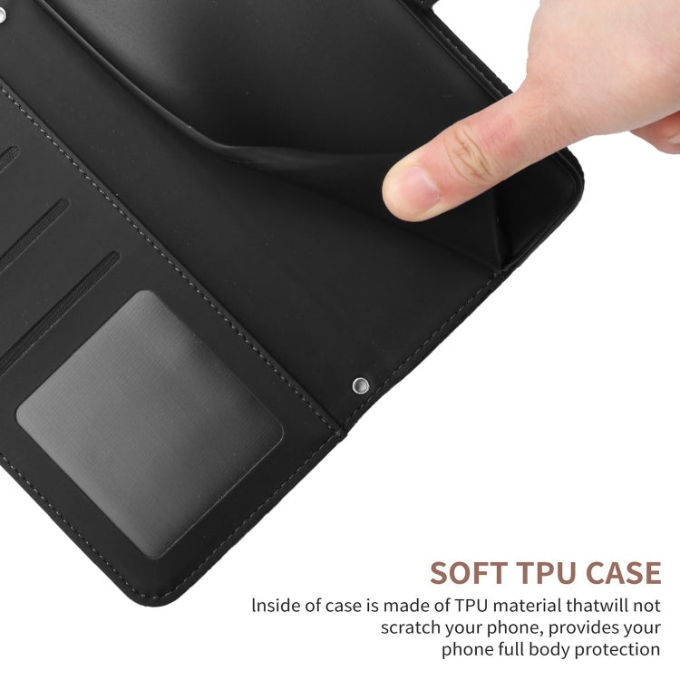 Black phone case interior with smooth TPU lining and cutout for camera module