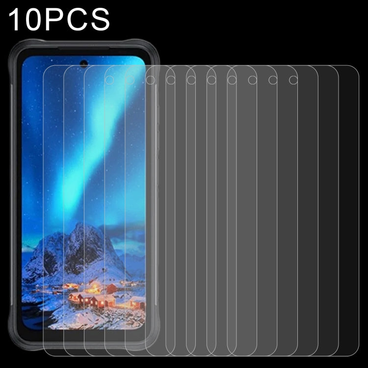 Tempered glass screen protector set, 10-pack, clear 2.5D film for phone screens