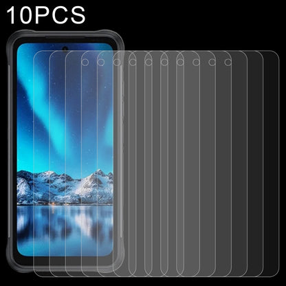 Tempered glass screen protector set, 10-pack, clear film for front screen coverage