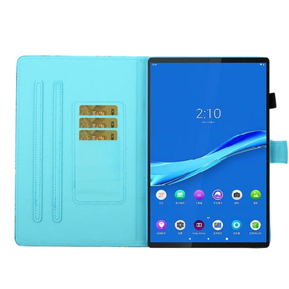 Teal folio tablet case with interior card slots and open cover