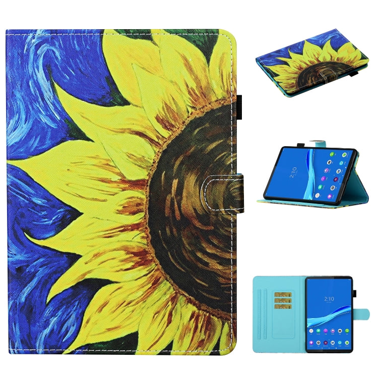 Colorful animal face smart leather tablet case with foldover cover and stitched edges