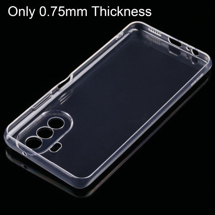 Ultra-thin transparent TPU phone case, slim clear back cover with camera cutout