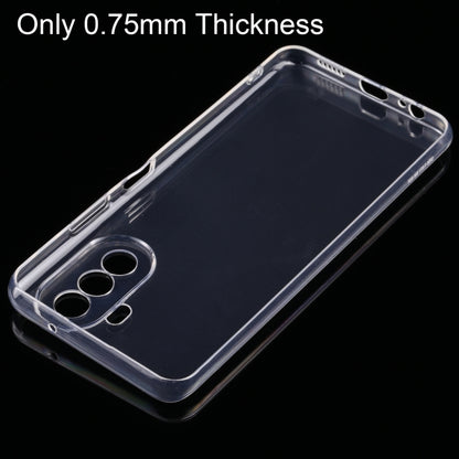 Ultra-thin transparent TPU phone case, slim clear back cover with camera cutout