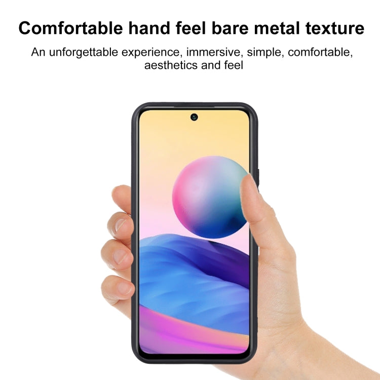 Black TPU phone case held in hand, slim bumper design