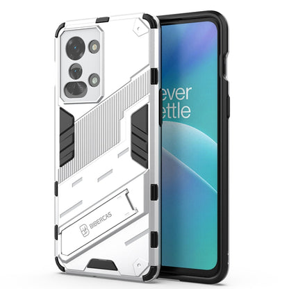 White armored dual-layer phone case with PC back and TPU liner for OnePlus Nord 2T