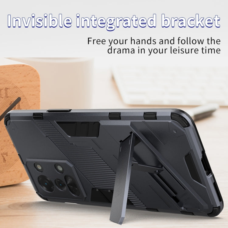 Rugged phone case for OnePlus Nord 2T with kickstand bracket support