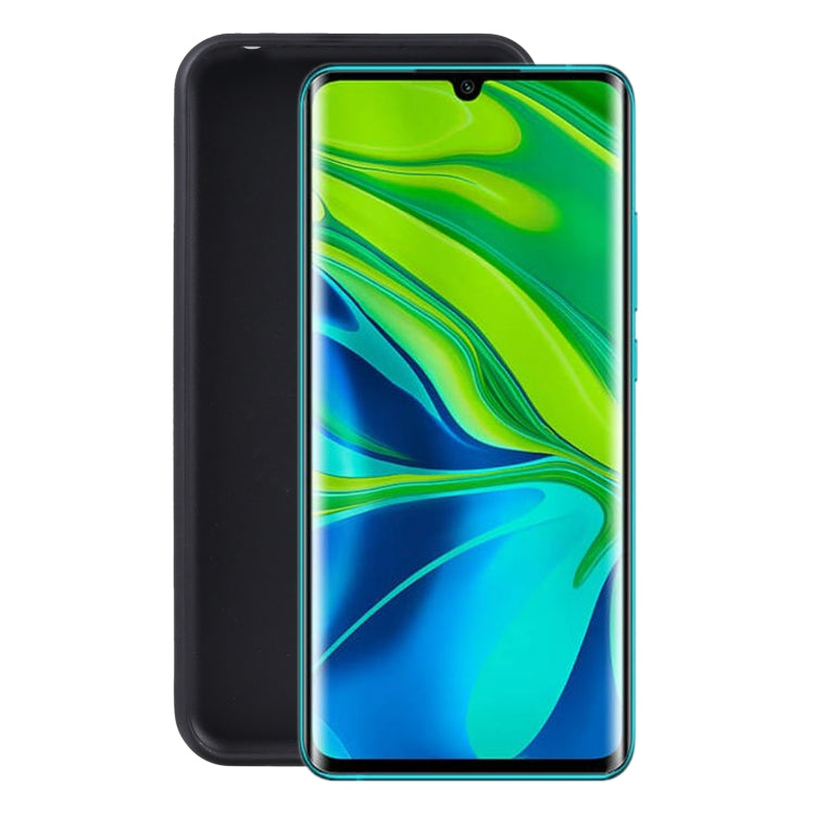 Black TPU phone case with green and blue abstract front window