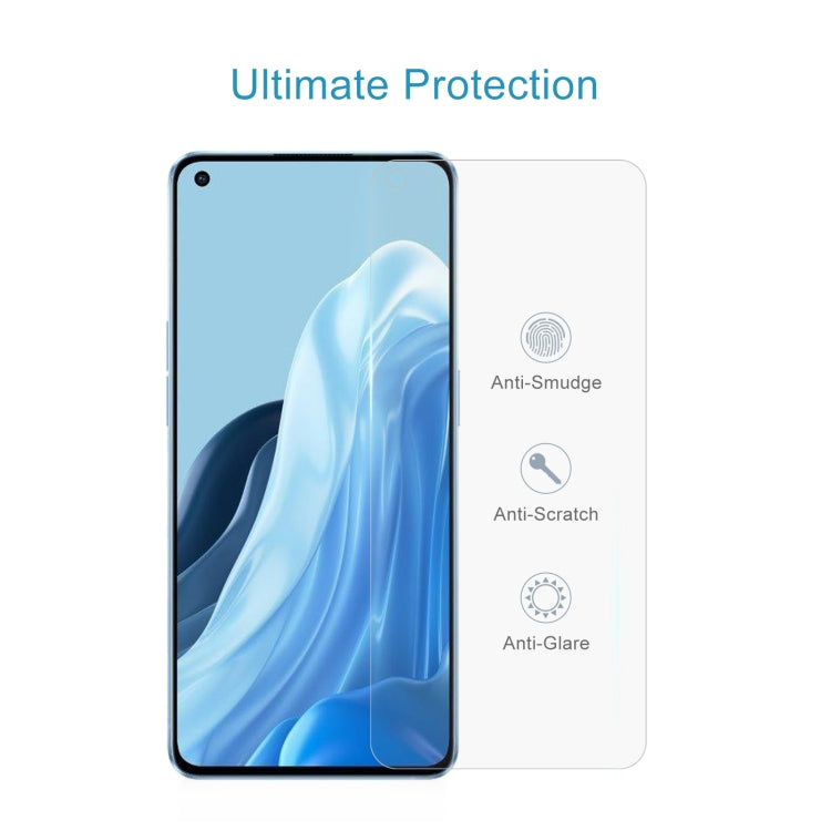 Tempered glass screen protector with anti-smudge, anti-scratch, anti-glare layers