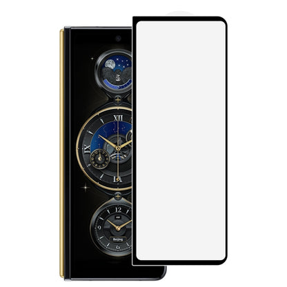 Tempered glass screen protector film for foldable smartphone, clear full screen coverage